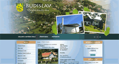 Desktop Screenshot of obecbudislav.cz