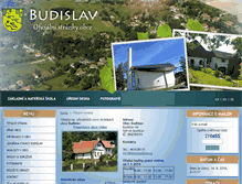 Tablet Screenshot of obecbudislav.cz